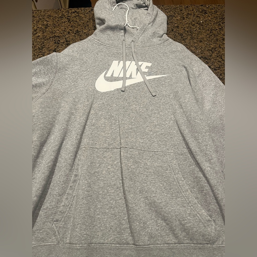 Nike Heather Gray Pullover Hoodie